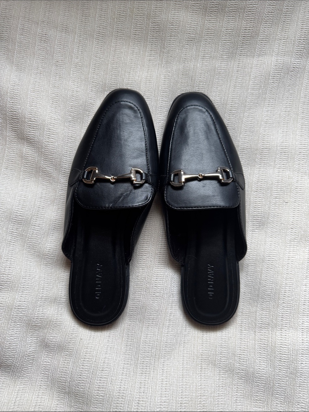 Black Slip-On Loafers
